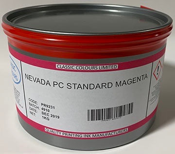 Nevada Classicure PC Inks for Plastic (2.2#)